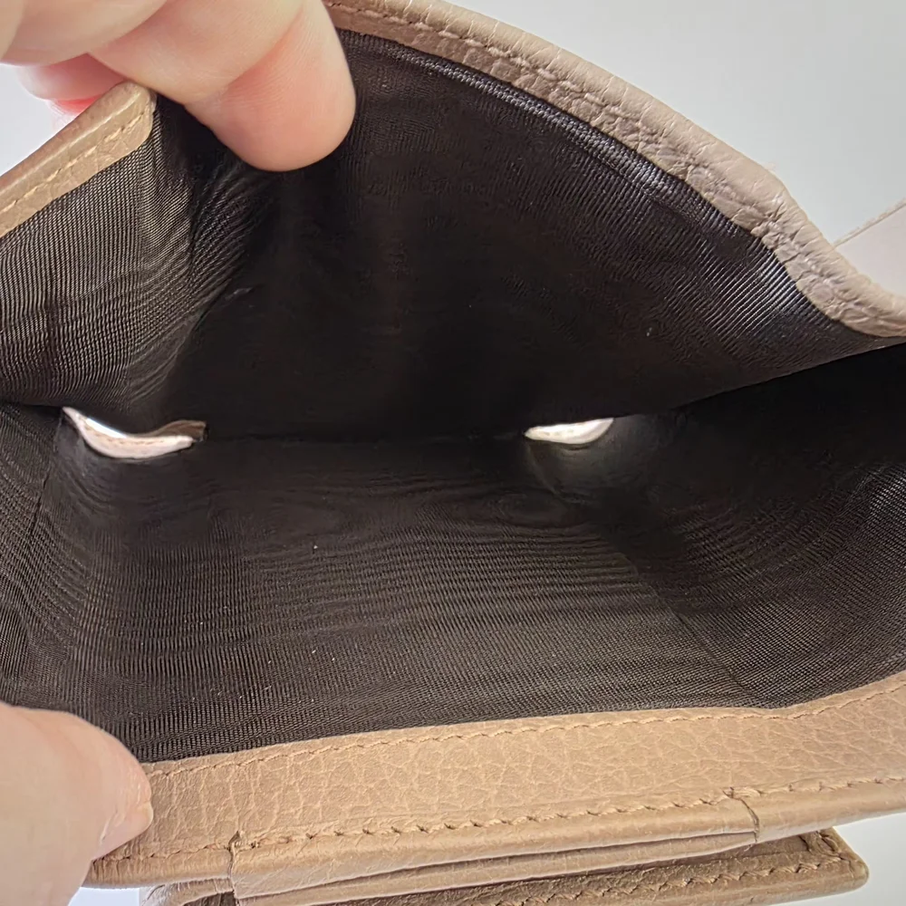 Gucci GG Marmont Small Tri-Fold Wallet Dusty Rose/Taupe + COA - Picture 11 of 13